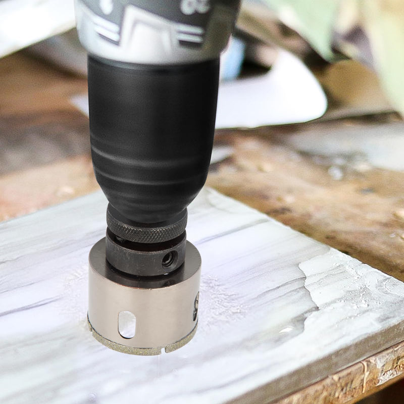 [Australia - AusPower] - 1-1/2 Inch Diamond Hole Saw 1.5” Tile Hole Saw for Ceramic, Tile, Glass, Granite, Porcelain, Marble, with Guiding Drill Bit 1-1/2 Inch 