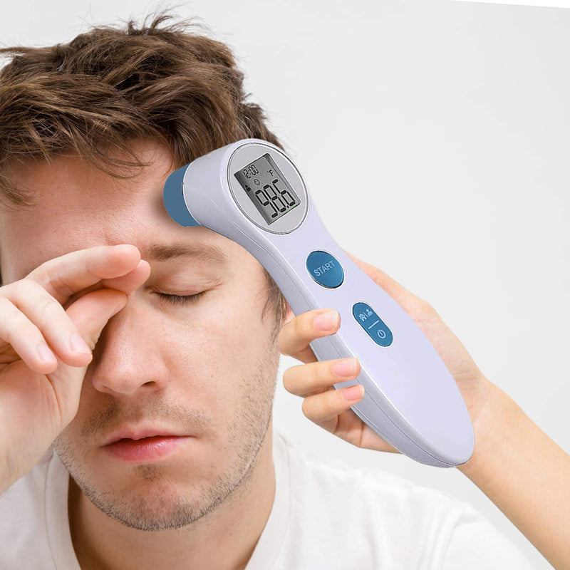 [Australia - AusPower] - Care Touch Infrared Forehead Thermometer | Non-Contact Digital Infrared Thermometer for Adults and Kids | with Forehead and Object Temperature Modes 