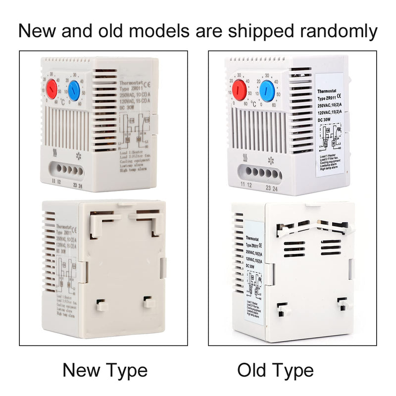 [Australia - AusPower] - Adjustable Mechanical Thermostat Switch, Impact Resistance, 35mm DIN Rail (ZR011) 