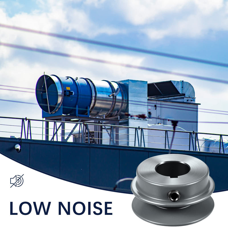 [Australia - AusPower] - Mechanical Belt Pulley Single/Double Groove Web Sheave Bored-to-Size Belt Sheave Cast Iron Belt Section (AK22-7/8, Single Groove) AK22-7/8 