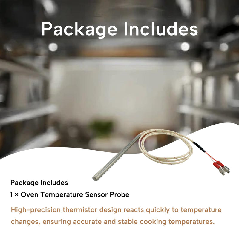 [Australia - AusPower] - 353589-1 Oven Temperature Sensor Probe Replacement for Commercial Electric Ovens Fit for Vulcan Hart Ranges Models Temp Sensor Part Replace 44-1235 00-353589-00001 VH353589-1 