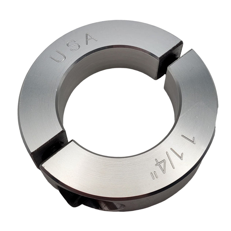 [Australia - AusPower] - 1.25" Bore Diameter - Clamping Two Piece Shaft Collar - 2024 Aluminum (4 Pack) 1.25" Bore 4 