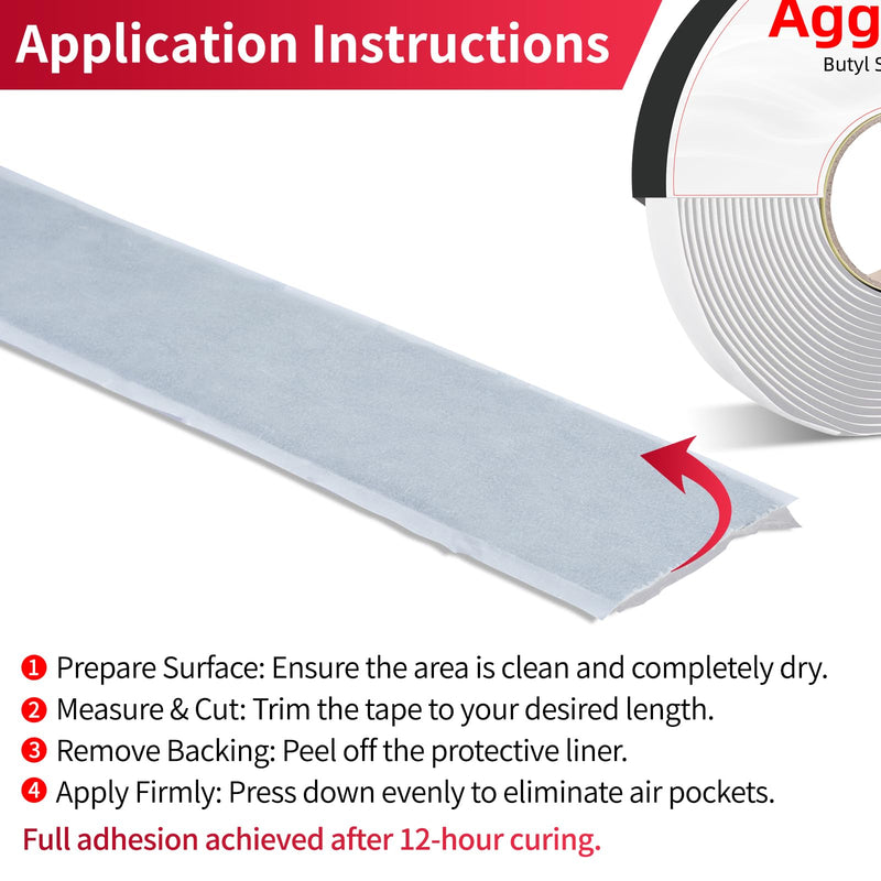 3/4" x 30ft Butyl Seal Tape - Butyl Rubber Sealing for Automotive(Car, RV, Truck, Boat) & Home Weatherproofing, Glass, Roof, Windows, Doors & Pipe (Gray, 1/8" Thick), 3 Rolls 3/4" x 30ft-Gray-3 Rolls