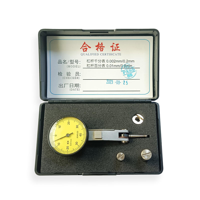 [Australia - AusPower] - Tools Precision Dial Indicator Accuracy, 0.01mm, with Magnetic Base 150MM,1 Set Dial Indicator + Magnetic Base 150MM 1 SET 