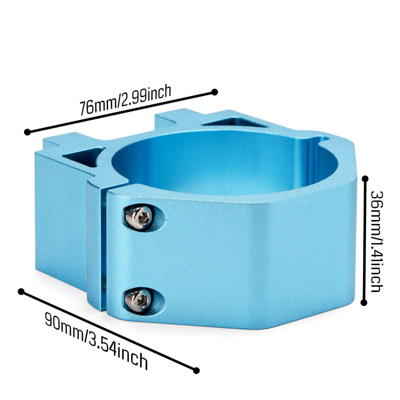 [Australia - AusPower] - 65mm Diameter Aluminum CNC Spindle Holder Spindle Mount for 3018-PRO, 4040 Series, 3020-PRO MAX V2, 3018-PROVer V2 CNC Machine 65mm 