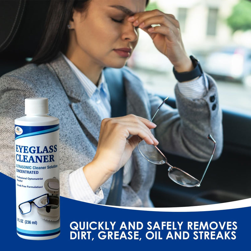 [Australia - AusPower] - NORTHWEST ENTERPRISES Ultrasonic Eyeglass Cleaner: Ultrasonic Cleaner Solution. Concentrated Glasses Cleaner for use in Sonic and Ultrasonic Machines. (2) 