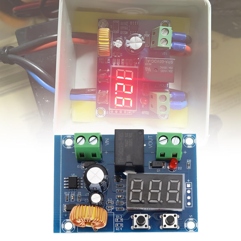 [Australia - AusPower] - 2pcs XH-M609 Battery Low Voltage Disconnect Module Low Voltage Cut Off with Digital Display Disconnect Protection for Various Battery and Lithium 12V-36V 