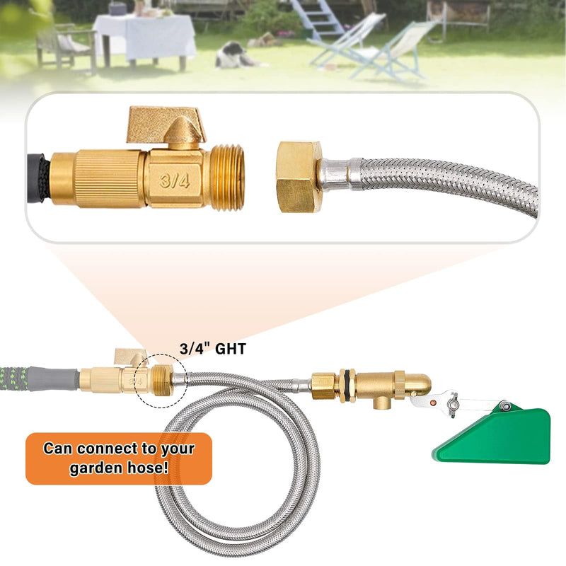 [Australia - AusPower] - 2pcs Brass Float Valve for Water Tank 1/2 Inch Automatic Fill Float Ball Valve for Livestock Trough Float Switch Adjustable Autofill Pool Fountain Filler Float Valve 