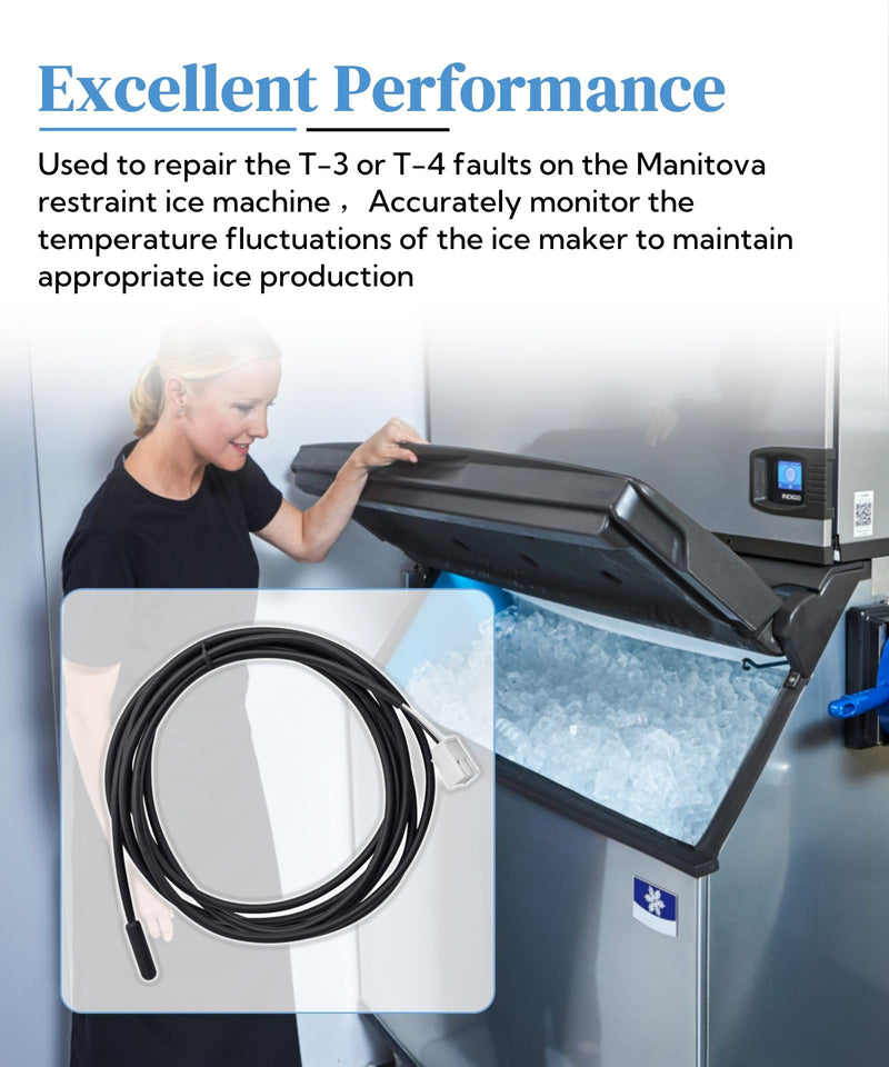 [Australia - AusPower] - 13459 000015573 Thermistor Element Assembly Fits for Manitowoc Ice Machine,Ice Machine Temperature Sensor Use to Fixed The T-3 Or T-4 Fault 