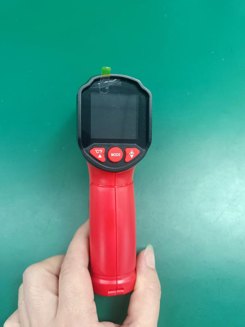 [Australia - AusPower] - Infrared Thermometer Gun,SQECH Laser Thermometer Gun -58℉～1112℉(-50℃～600℃),Non-Contact Temperature Gun with Adjustable Emissivity&Color Backlight for Cooking, Pizza Oven,BBQ,Fridge,Engine,HVAC(Red) Red(-58℉～1112℉) 
