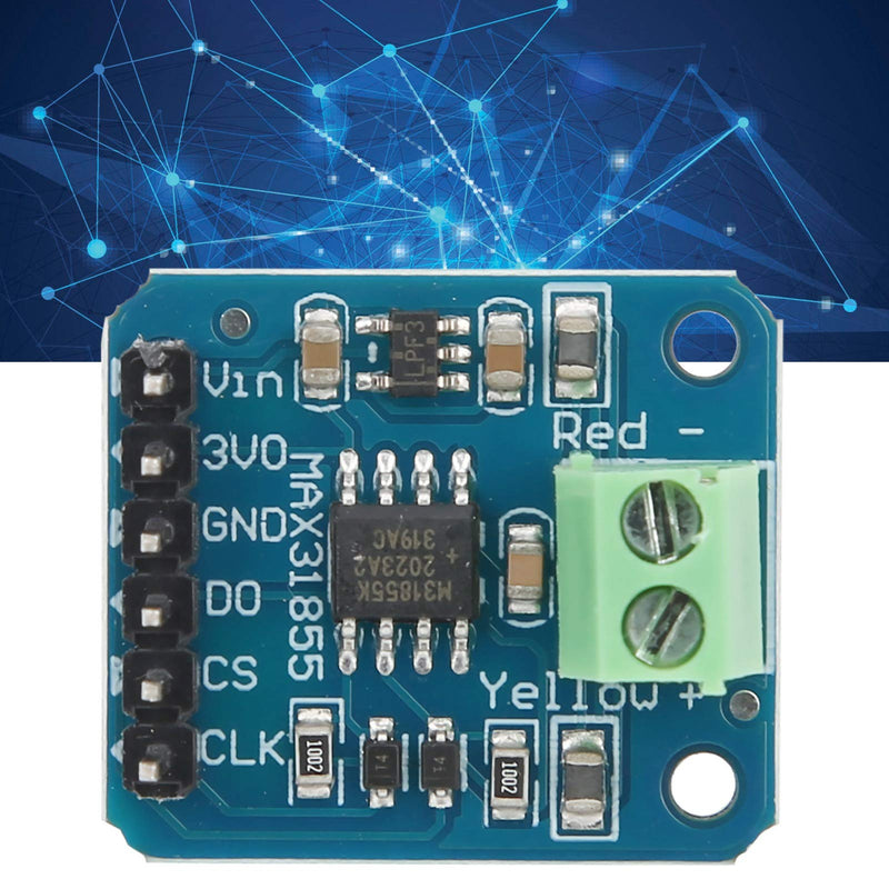 [Australia - AusPower] - K Type Thermocouple Module,Max31855 K Type Thermocouple Board 200? to +1350? SPI Port Digital Output for K Thermocouple Probes Data Collection Industry 