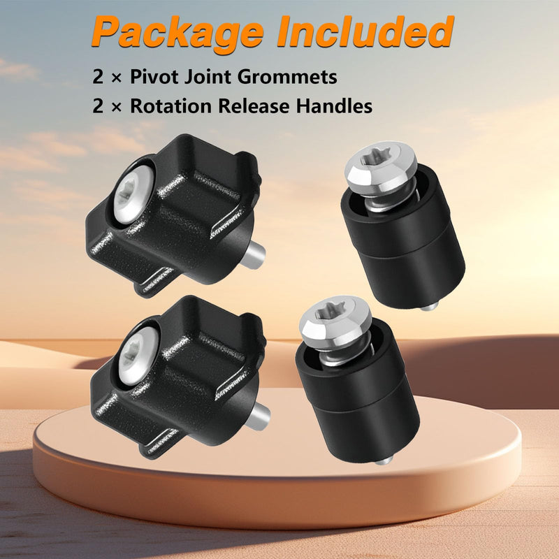 [Australia - AusPower] - Box Handle and Grommet Kit for Bed Extender Compatible with Dodge Ram 1500 Classic 2009-2020, Ram 2500 3500 2012-2018 Replaces #: 68054996AA 68054997AB 
