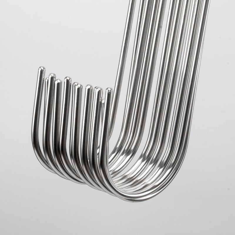 [Australia - AusPower] - Extra Long S Hook Heavy Duty for Hanging Plants Bird Feeders Stainless Steel (11.8inch/12pack) 11.8inch/12pack 