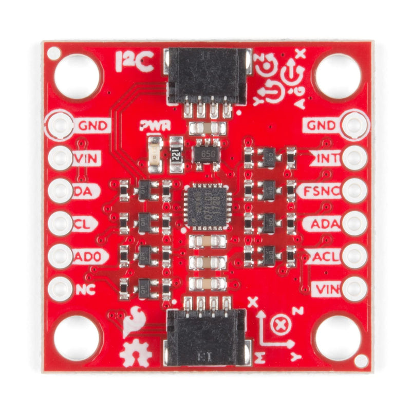[Australia - AusPower] - SparkFun 9DoF IMU Breakout-ICM-20948 Low power I2C & SPI enabled 9 axis motion tracking Includes Logic shifter Qwiic connection GPIO pins Digital Motion Processor Accelerometer Gyroscope Magnetometer 