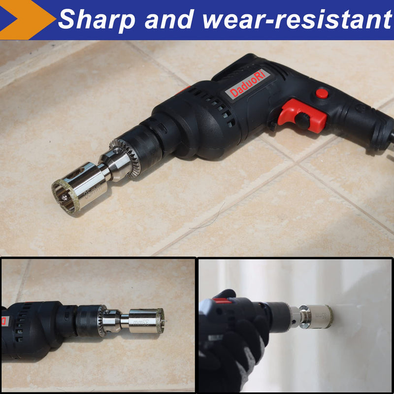 [Australia - AusPower] - 1 1/4 Inch (32mm) Diamond Hole Saw with Pilot Bit, Diamond Tip 1.25" Tile Hole Saw Bits with Guiding Drill Bit Easy Drilling for Ceramic Tile, Glass, Porcelain, Marble, Granite 32mm | 1-1/4" 