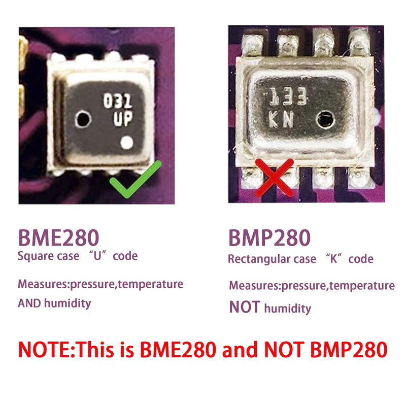 [Australia - AusPower] - 3Pcs BME280 3.3V Temperature Humidity Pressure Sensor Module IIC I2C High Precision Altimeter Atmospheric Pressure, Temperature Module for Arduino, Raspberry Pi, and Other Micro Controllers 