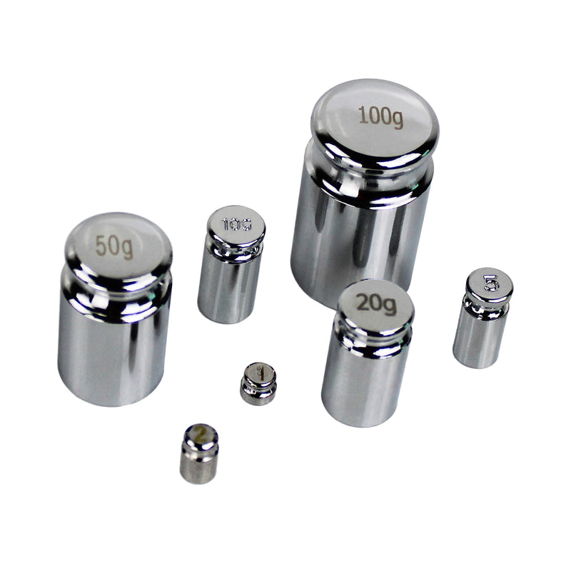 [Australia - AusPower] - TEXALAN(R) Calibration Weight Set - 1g 2g 5g 10g 20g 50g 100g with Tweezer for Accurate Measurements M2 Class 7pcs set with a tweezer 
