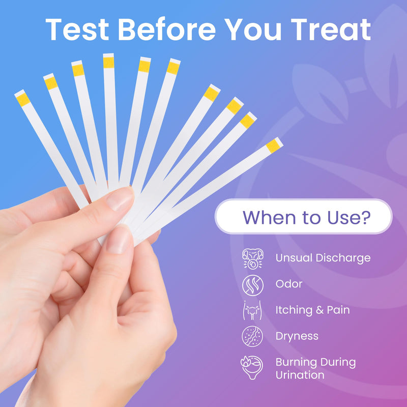 Pelvana Vaginal pH Test Strips for Women – 100 Strips, at-Home BV and Yeast Infection Test Kit, Vaginal pH Tester to Differentiate Between Conditions 100 Count (Pack of 1)