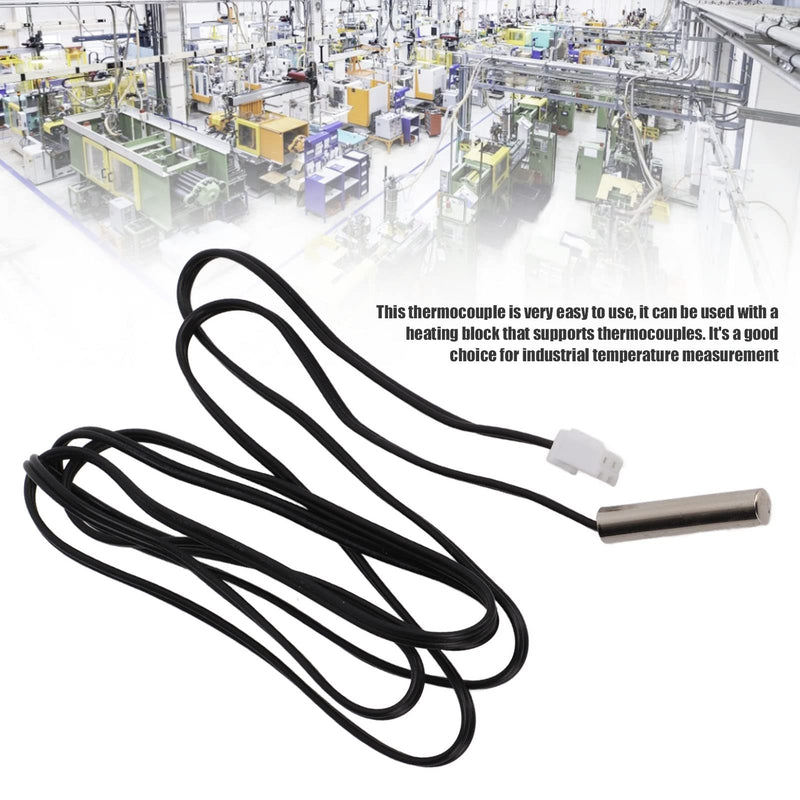[Australia - AusPower] - B3950 Thermocouple Temperature Sensor 10k Stainless Steel Temperature Sensor Probe Highly Accurate Temperature Test Thermal Sensor (40 cm) 40cm 
