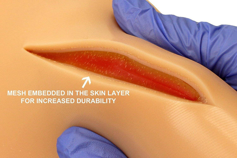 [Australia - AusPower] - Large Extra Durable 3-Layer Suture Pad (5x7") w/Powermesh for Extreme Durability in Suture Training – Handmade in The USA 