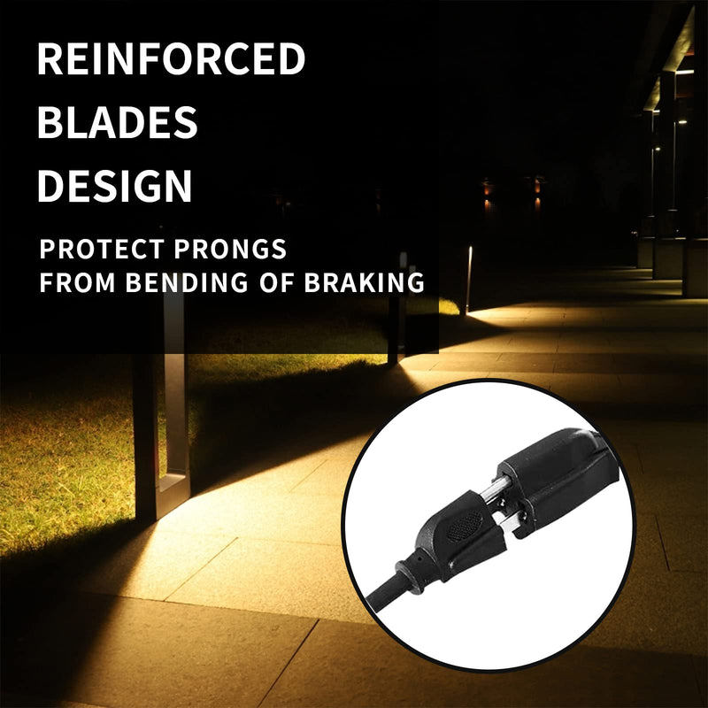[Australia - AusPower] - 10FT Outdoor Extension Cord-16/3 SJTW Durable Black Extension Cable with 3 Prong Grounded Plug for Safety,Great for Outside Christmas Decorations 10FT Standard 