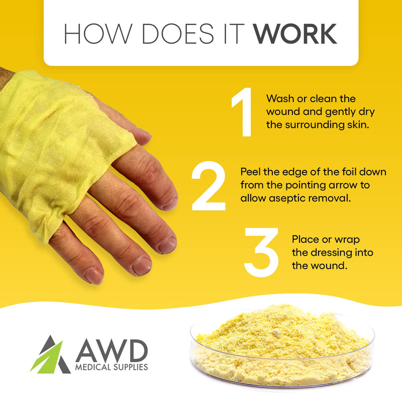 [Australia - AusPower] - AWD Medical Xeroform Petrolatum Dressing 5x9 - Non-Adhering Gauze Pads - Fine Mesh Gauze Patch Sterile - Healthcare Supplies for Wound Care, Burns, Lacerations, & Skin Grafts Aide (Box of 25, 5"x9") 5"x9" 