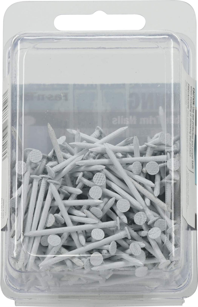 [Australia - AusPower] - 461819 White Painted Stainless Steel Trim Nails, 1-1/4", 6 oz. Pack 