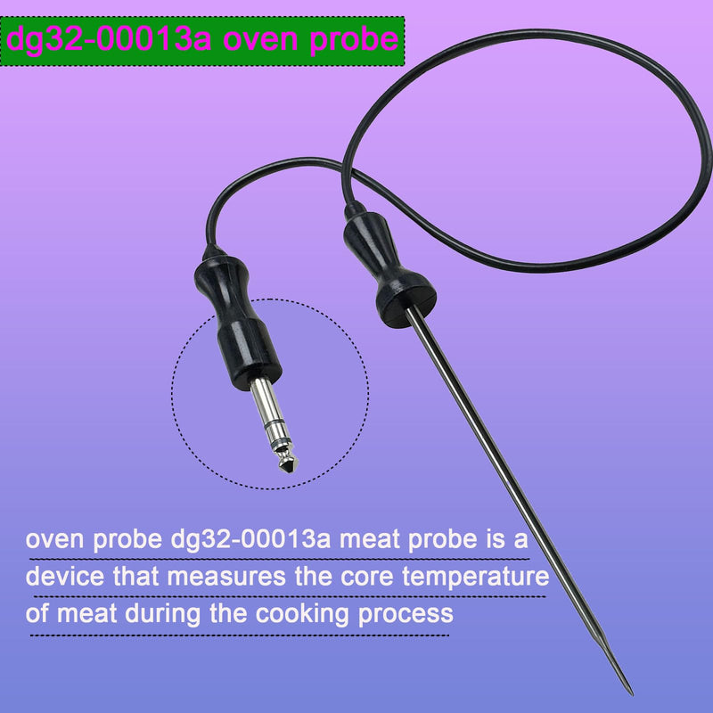[Australia - AusPower] - DG32-00013A Samsung Oven Meat Probe Oven Probe Replacement Part Made of Stainless Steel and Food-Grade Silicone Probe Length: 26in 