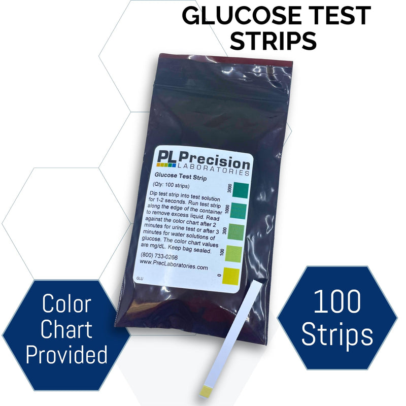 [Australia - AusPower] - Eisco Labs - Scientific Glucose Test Strips - Educational Glucose Test Strips - Essential Tools for Food Science & Osmosis/Diffusion Experimentation, 100 Strips 