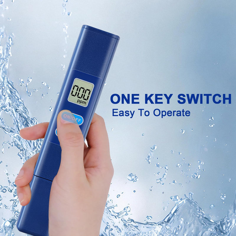 [Australia - AusPower] - 2025 New Portable Digital TDS Water Meter - 0-9990 ppm Water Quality Tester for Drinking Water, Farming, Aquariums,Pools&RO-RODI Systems 