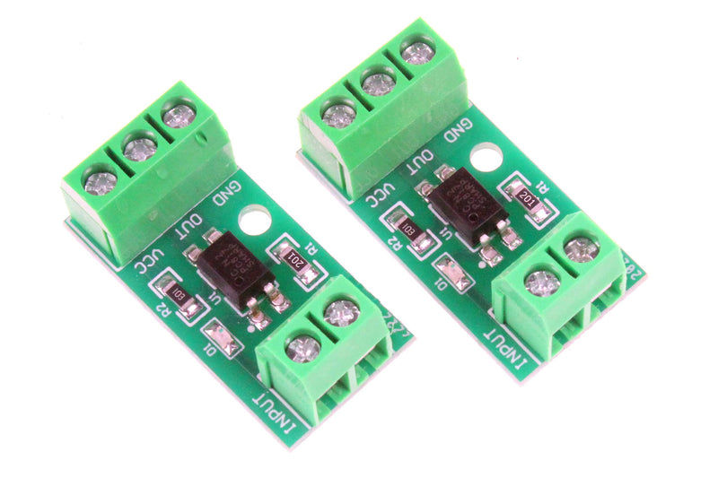 [Australia - AusPower] - NOYITO 1-Channel PC817 Optocoupler Isolation Module Optoelectronic Isolator signal Isolation and Anti-interference 3-5V 12V 24V (Pack of 2) (24V) 