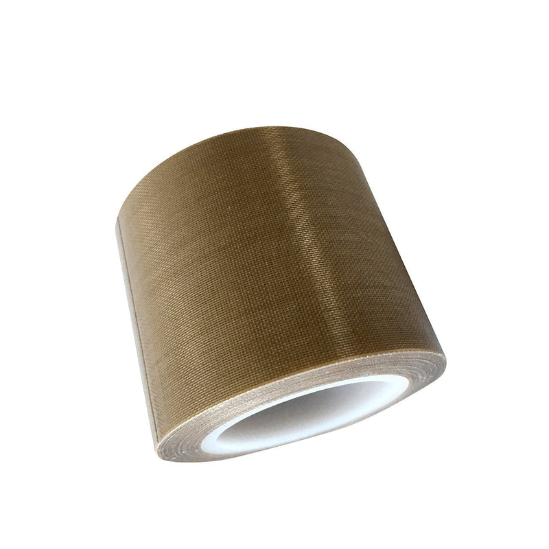 PTFE Coated Fabric Tape | High Temperature Vacuum Machine Packing Tape | Made by Saint Gobain SG 25-03 2"W Set of 1