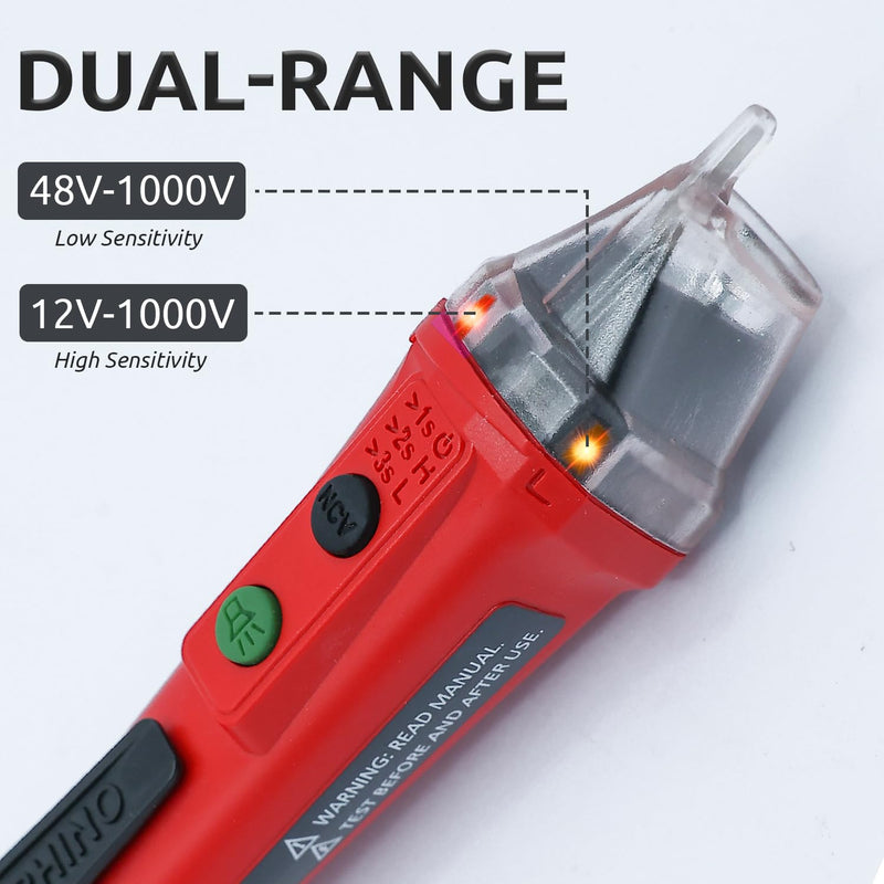 [Australia - AusPower] - Digital Multimeter & Dual Range Voltage Tester & Multimeter Test Leads Set 