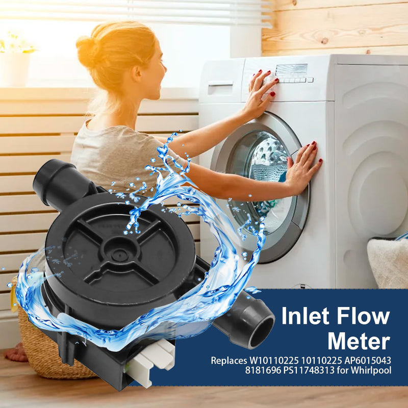 [Australia - AusPower] - Inlet Flow Meter WPW10110225 Replacement for Whirlpool Washer Washing Machine Wpw10110225 / 8181696 / W10110225 