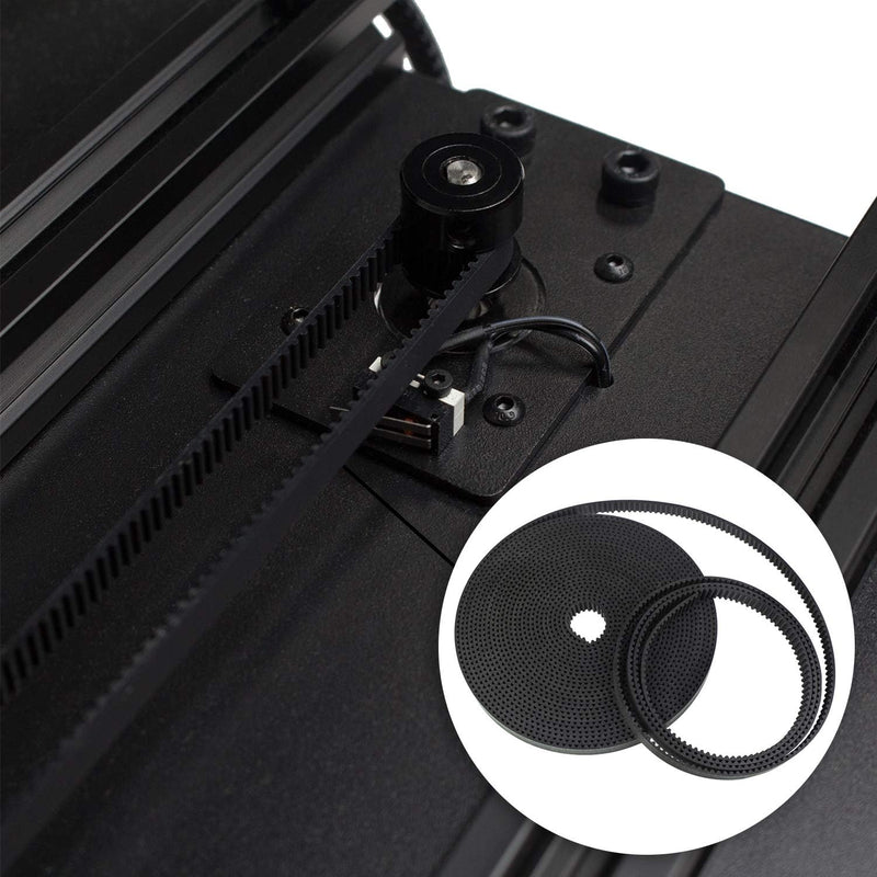[Australia - AusPower] - GT2 Timing Belt 9mm Width x 10 Meters (32.8 Ft) 2mm Pitch 3D Printer Open GT2 Timing Belt for 3D Printer Timing Belt Pulley Accessories 1 