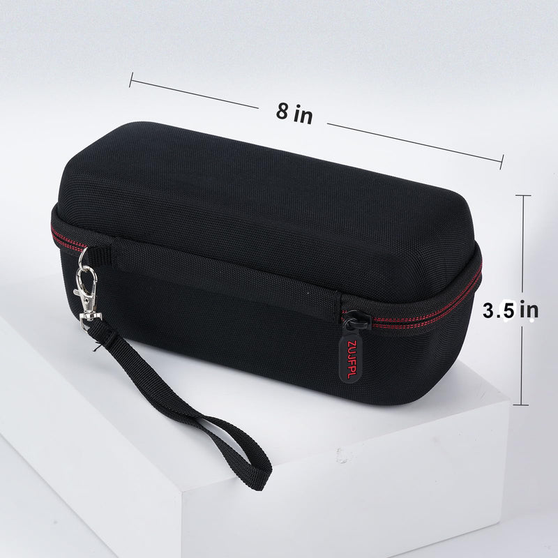 [Australia - AusPower] - EVA Hard Case for JBL Flip 6 Flip 5 Waterproof Portable Bluetooth Speaker, Fit for JBL Flip 4 Premium Travel Protecrive Carrying Storage Bag(Black) Black 