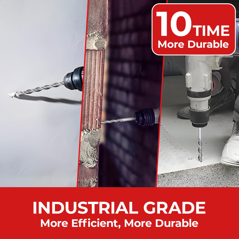 SDS Plus Rotary Hammer Drill Bit 1/2" x 39" Concrete Masonry Drill Bits for Brick, Cement & Stone - Durable Alloy Tip, Fast Drilling 1/2" x 39" Length :39 inch
