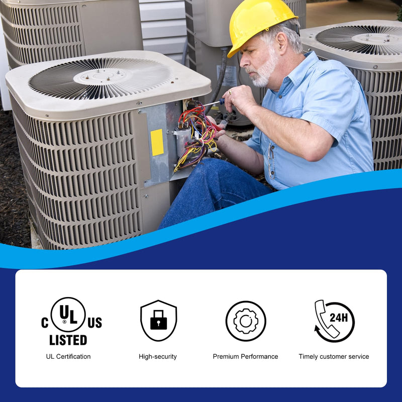 [Australia - AusPower] - 40+5 MFD 370V or 440V Dual Run Start ac Capacitor for ac CBB65r CBB65b AC Capacitor for Motor Start or Heat Pump, Condenser, Pool Pump B40+5MFD 