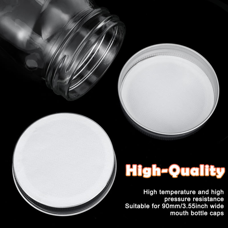 [Australia - AusPower] - Synthetic Filter Paper Stickers 0.3 ?m Filter Disc Wide Mouth Filter Paper Stickers Disc Adhesive Filter Patch Sticker for Mushroom Cultivation Wide Mouth Jar Lids Mason Jars, 68 mm(20 Pieces) 20 