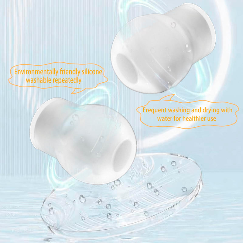[Australia - AusPower] - 3 Pairs MDF Stethoscope Ear Pieces Earplug Replacement Parts, Pliable Silicone Stethoscope Eartip Earbuds Compress Slightly for Prestige ADC Stethoscope. 
