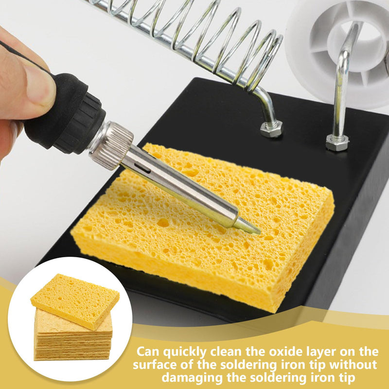 [Australia - AusPower] - Pack of 30 soldering tip cleaning sponge, soldering sponge, soldering tip cleaner, replacement sponge, industrial sponges, soldering iron, soldering iron cleaning sponge, pads soldering sponge for 
