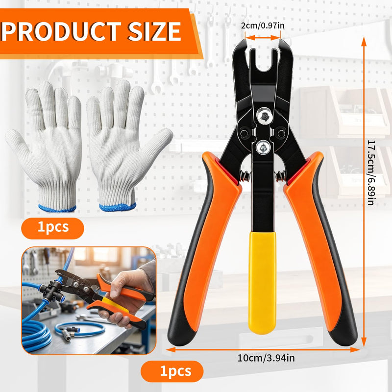 Connecting Pliers Pneumatic Connector Separator Pliers Compatible with 6/8 mm | Hose connector disassembly pliers for air push quick couplings energy-saving lever structure ideal for tight spaces