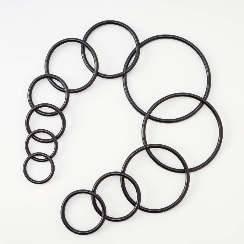 [Australia - AusPower] - O-Ring BOSS Hydraulic SAE 212 Pieces Oring Seal Kit Buna-N 90A for Boss Tube Fitting Application Hydraulic Fitting Hydraulic Pumping Sealing Straight Thread Tube Fittings 