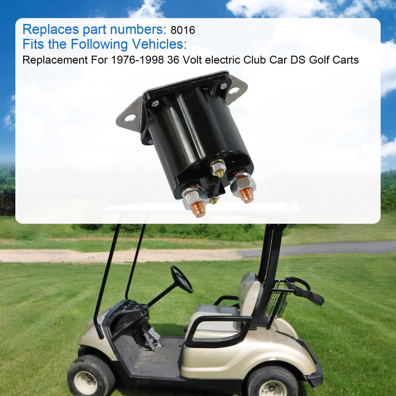 [Australia - AusPower] - 36V Electric Golf Cart Solenoid Repalcement For Club Car DS 1976-1998 4 Terminal Solenoid Club Car Solenoid 1 Pcs 