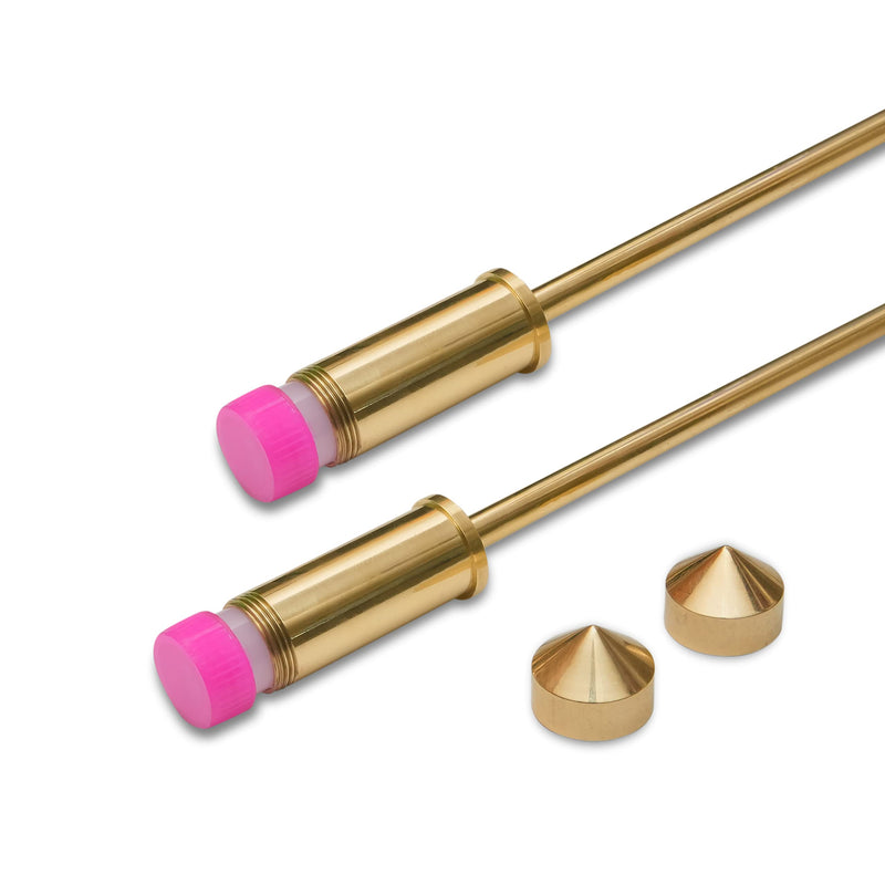 TREEMAISON Vastu Brass Dowsing Rod | Energy Detection & Vastu Remedy Tool | Aura & Water Divining Rod | Brass Dowsing Tool for Home & Office (Pendulum Assorted)