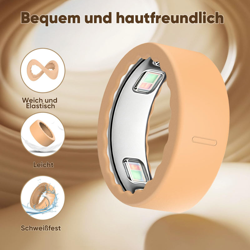 BO&DQQ 15er Pack Smart Ring Silikon-Schutzhülle Kompatibel mit Oura Ring Gen 5 - Anti-Kratzschutz, elastische Hülle für Männer & Frauen Accessoires 15 Pack Gen 5 (Size 10/11/12/13/14/15)