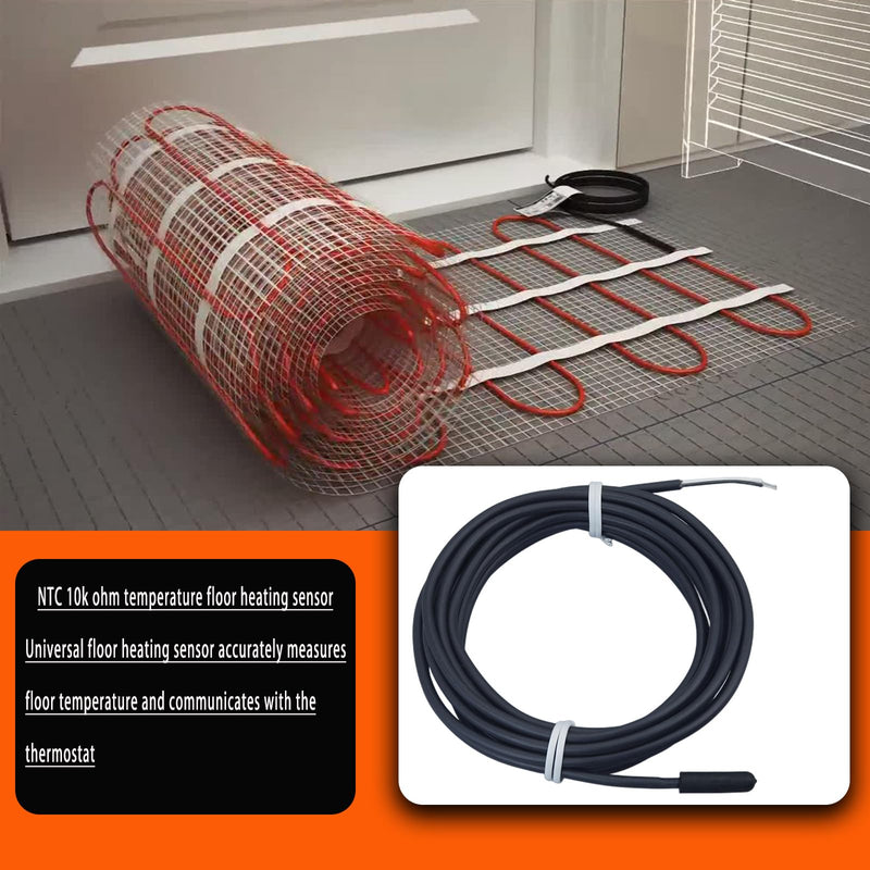 [Australia - AusPower] - 2 pcs Floor Heating Sensor NTC 10k Ohm Temperature Floor Sensor 