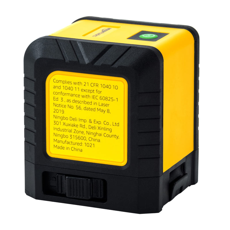 [Australia - AusPower] - Amazon Basics Horizontal/Vertical and Cross-Line Class II Laser Level, 59 ft / 708 in, Yellow/Black 