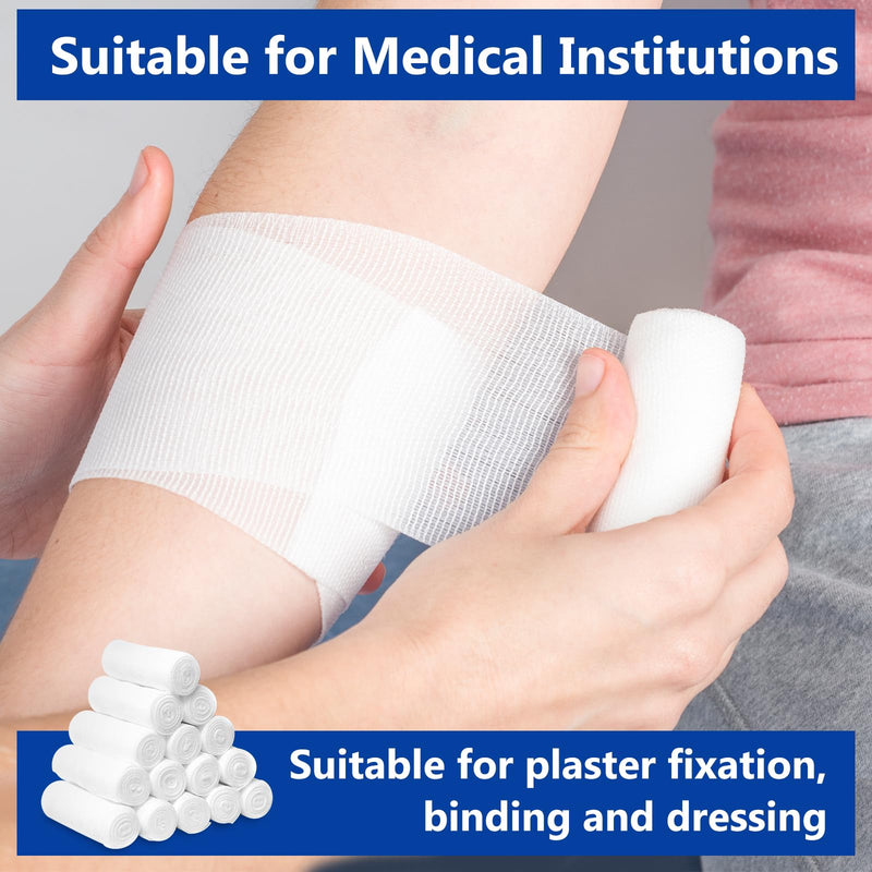 [Australia - AusPower] - 24 Pack Gauze Rolls, 4 in x 4.1 Yards, Premium Gauze Wrap Roll for Wounds, Bandage Wrap Rolled Gauze, Mummy Wraps, Individually Wrapped A-24p 