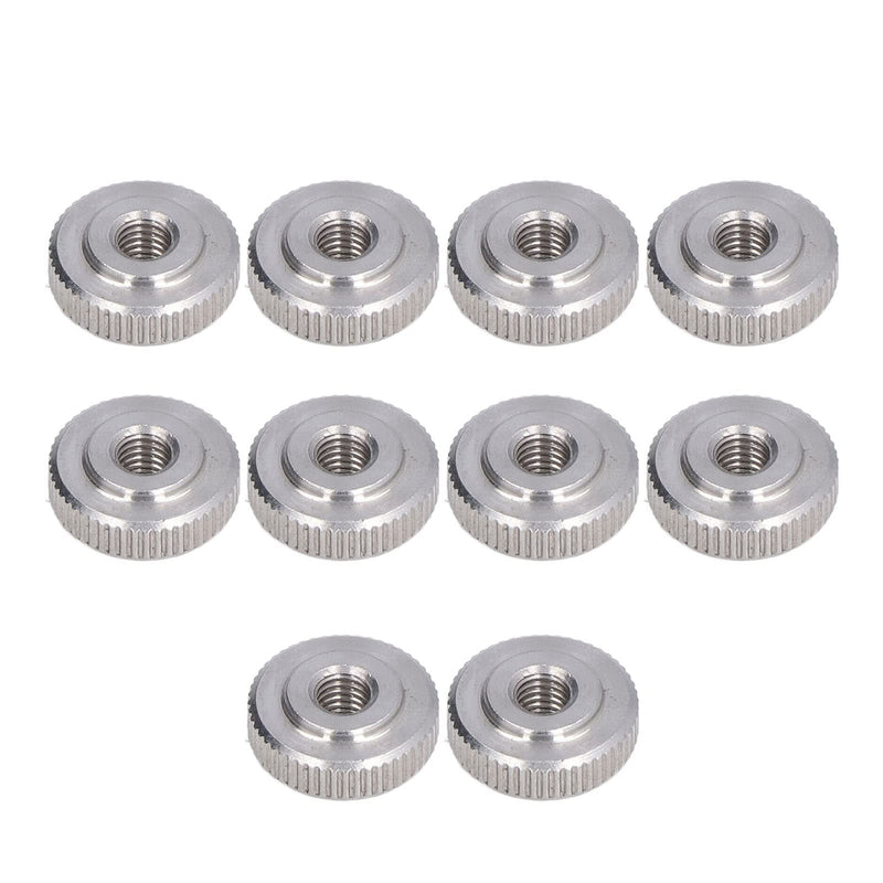 [Australia - AusPower] - Knurled Thumb Nut 304 Stainless Steel Knurled Flat Head Through Hole Handle Nut Tightening Nut Knurled Knob(M5) M5 